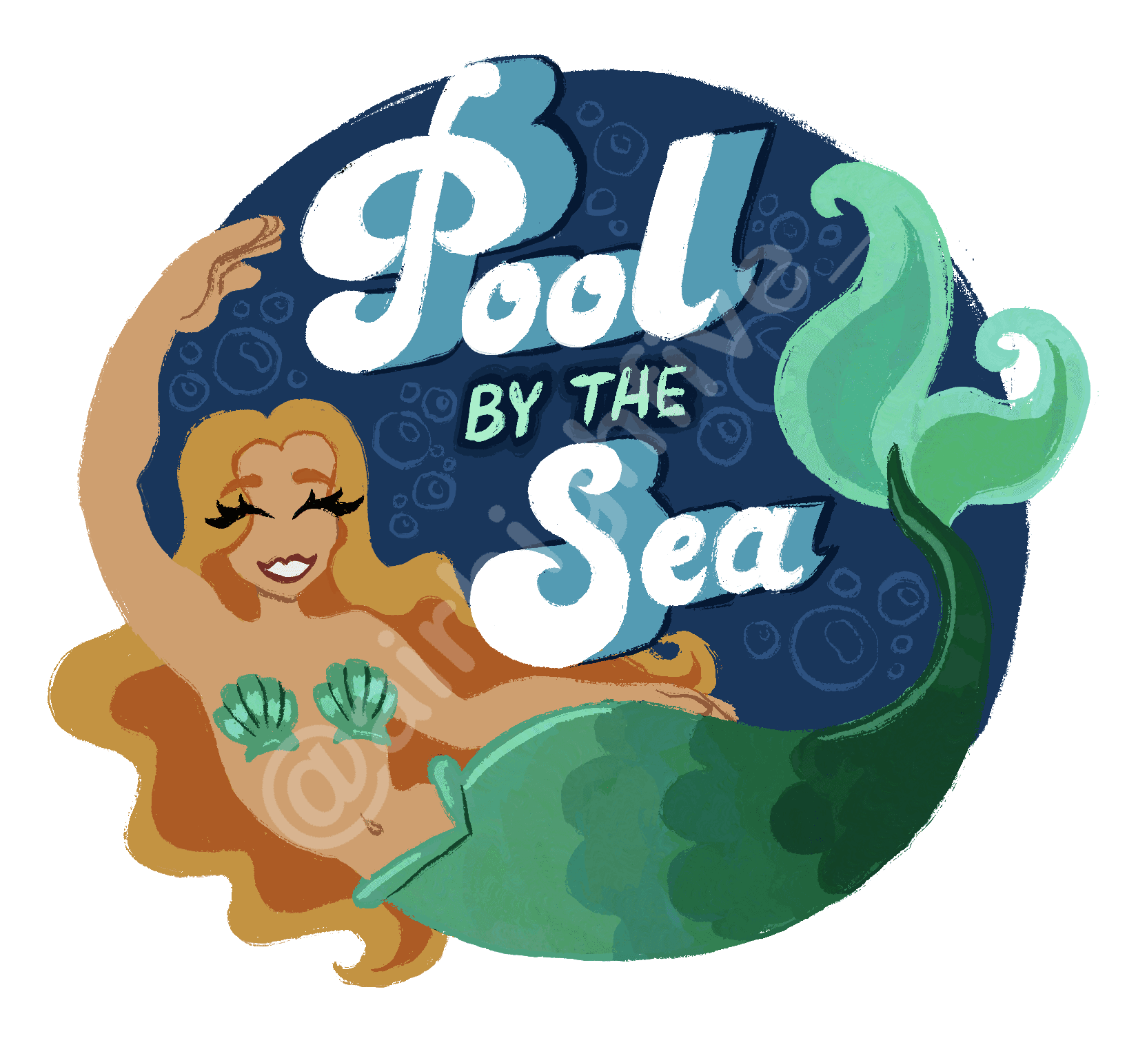 Artwork Image beach house logo design